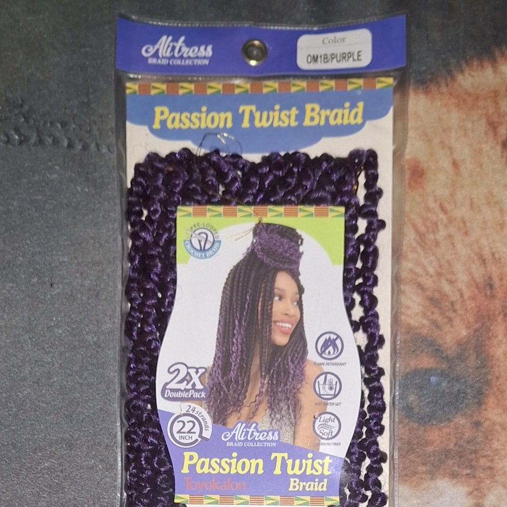All-Tress Passion Twist Braid in Purple